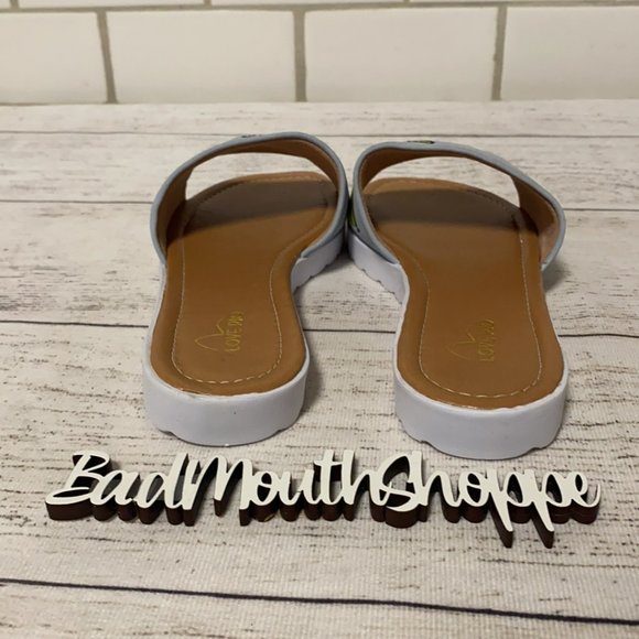 *Love Rio Banana Fruit Mule Slide Platform Sandals - Picture 5 of 11